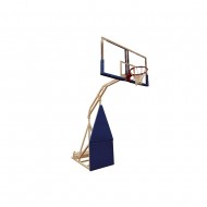 Баскетбольная стойка мобильная складная с гидравлическим механизмом, вынос 1,6 м