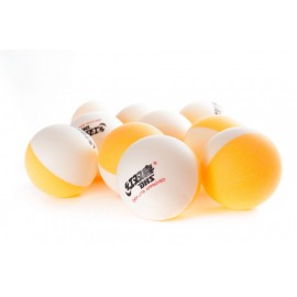 Мячи для н/т DHS D40+ (DUAL) BiColour бел. 10 шт.